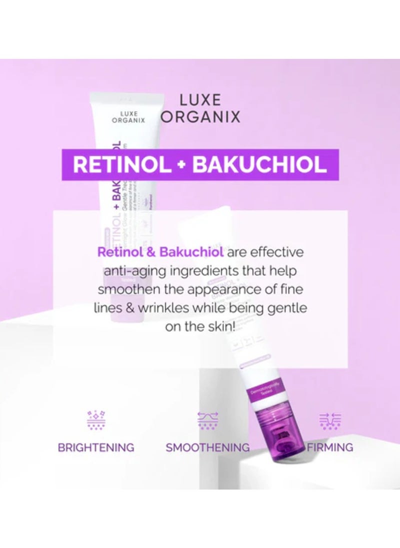 LUXE ORGANIX Advanced Retinol + Bakuchiol Deep Wrinkle Eye Contour Cream 12g  - Image 4