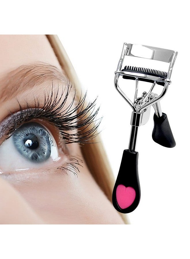 Dr.Pedi Eyelash Curlers with Comb Professional Makeup Tool with Eyelash Curler Refills Pads Pinch - Image 2