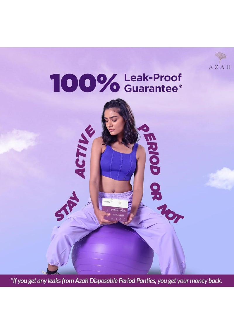 AZAH AZAH Period Panty For Girls [XL-XXL Pack of 6]| Disposable Period Panty for women Heavy Flow| Leak Proof |12 Hrs Protection | Super Absorbent 360° Coverage | Rash Free Maternity Panties After Delivery - Image 2