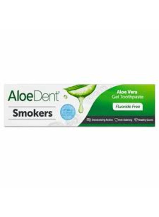 AloeDent Smokers Aloe Vera Gel Toothpaste, Fluoride Free