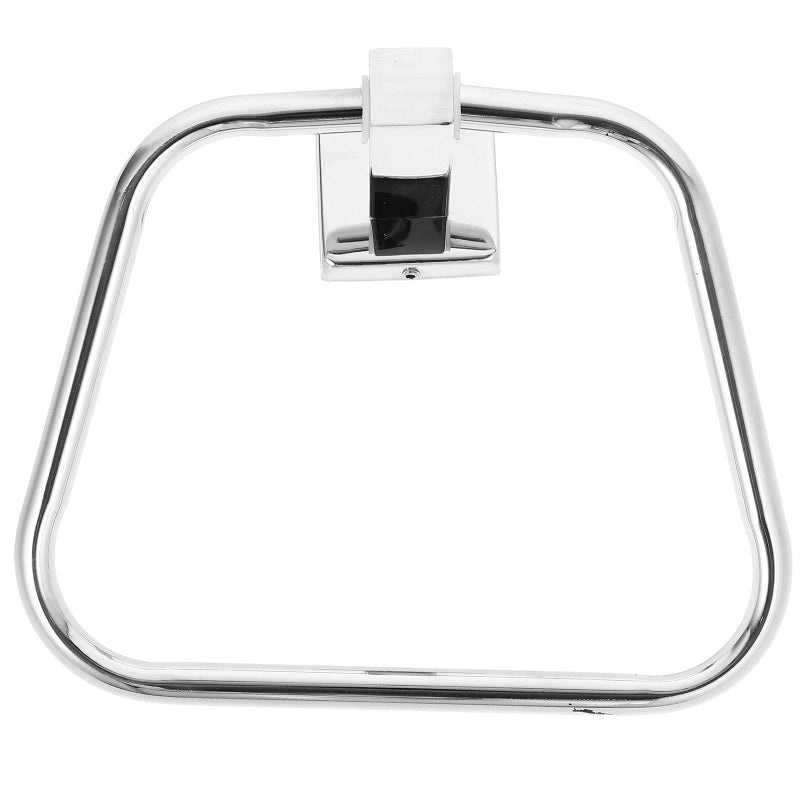 304 Stainless Steel Wall Mounted Towel Ring Rustproof Bathroom Kitchen Holder - Image 2