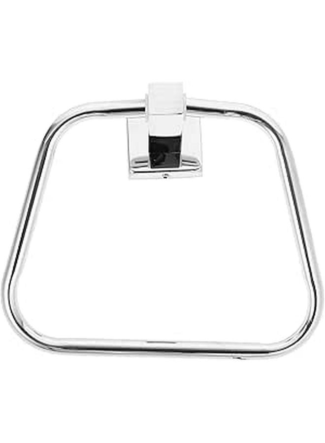 304 Stainless Steel Wall Mounted Towel Ring Rustproof Bathroom Kitchen Holder - Image 1