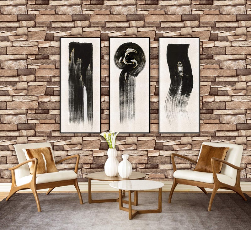 Eurotex Peel and Stick Wallpaper, Self Adhesive DIY Wall Sticker for Bedroom Hall Living Room Kitchen Home & Office, PVC Coated & Waterproof Surface Scratch Resistant – 45 x 300cm - Image 1