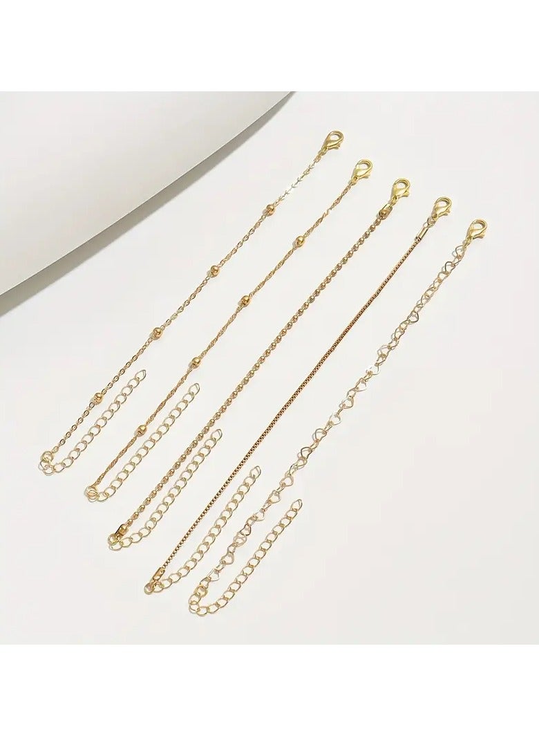 Goolsky 5 أساور قلب بسيطة للنساء - Image 5