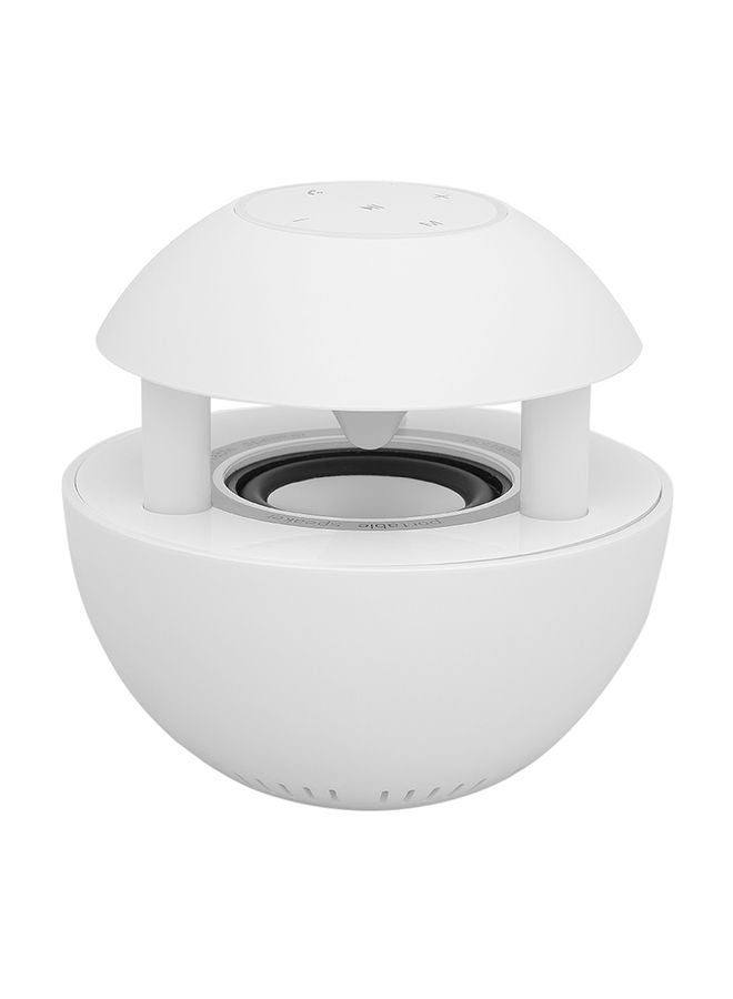 NIBEMINENT Portable Wireless Bluetooth Speaker With TF Card Slot And AUX-IN White  - Image 1