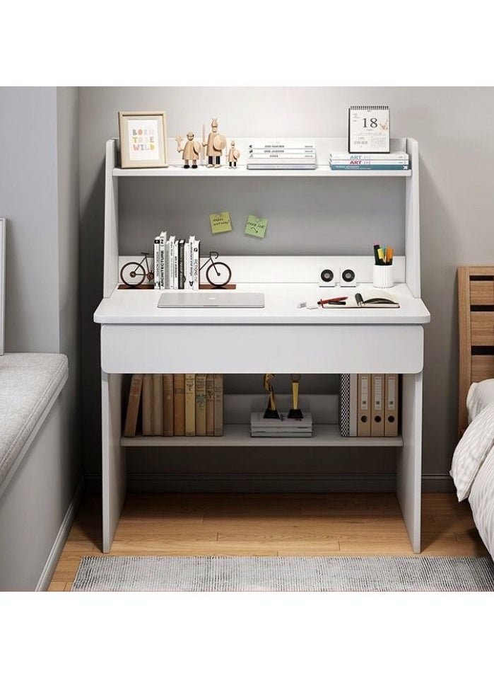 C&C Home - Wooden Study Desk and Study Table with Storage Drawer and Book Shelf - Image 1