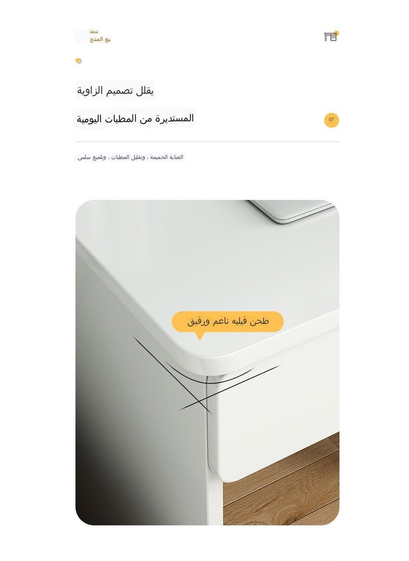 C&C Home - Wooden Study Desk and Study Table with Storage Drawer and Book Shelf - Image 1