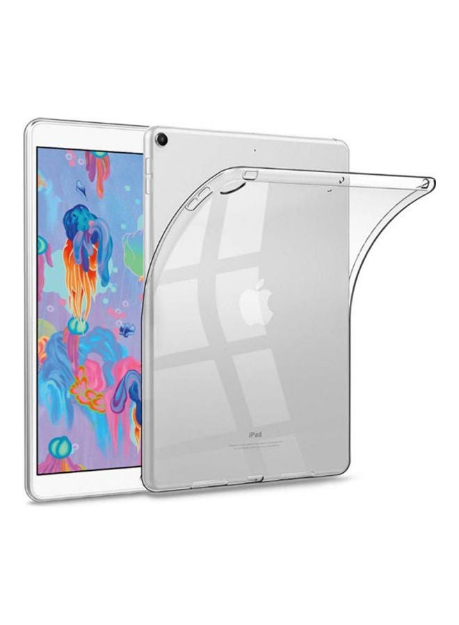 vesus Ultra Slim Transparent Soft Tpu Rubber Silicone Back Cover Skin For Apple Ipad 9.7 Inch, 5/6 Generation Clear/Silver