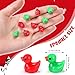 Rotatingpals 150 Pcs St Patricks Day Mini Ducks Resin Tiny Duck Little Small Figures Bulk for St Patricks Party Dollhouse Aquarium Decor Micro Garden Landscape DIY CraftsChristmas Color - Image 4