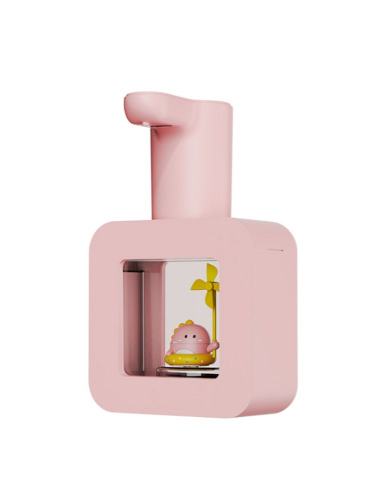 Foam mobile phone wall mounted automatic hand sanitizer smart sensor charging cartoon children's soap dispenser - Image 1