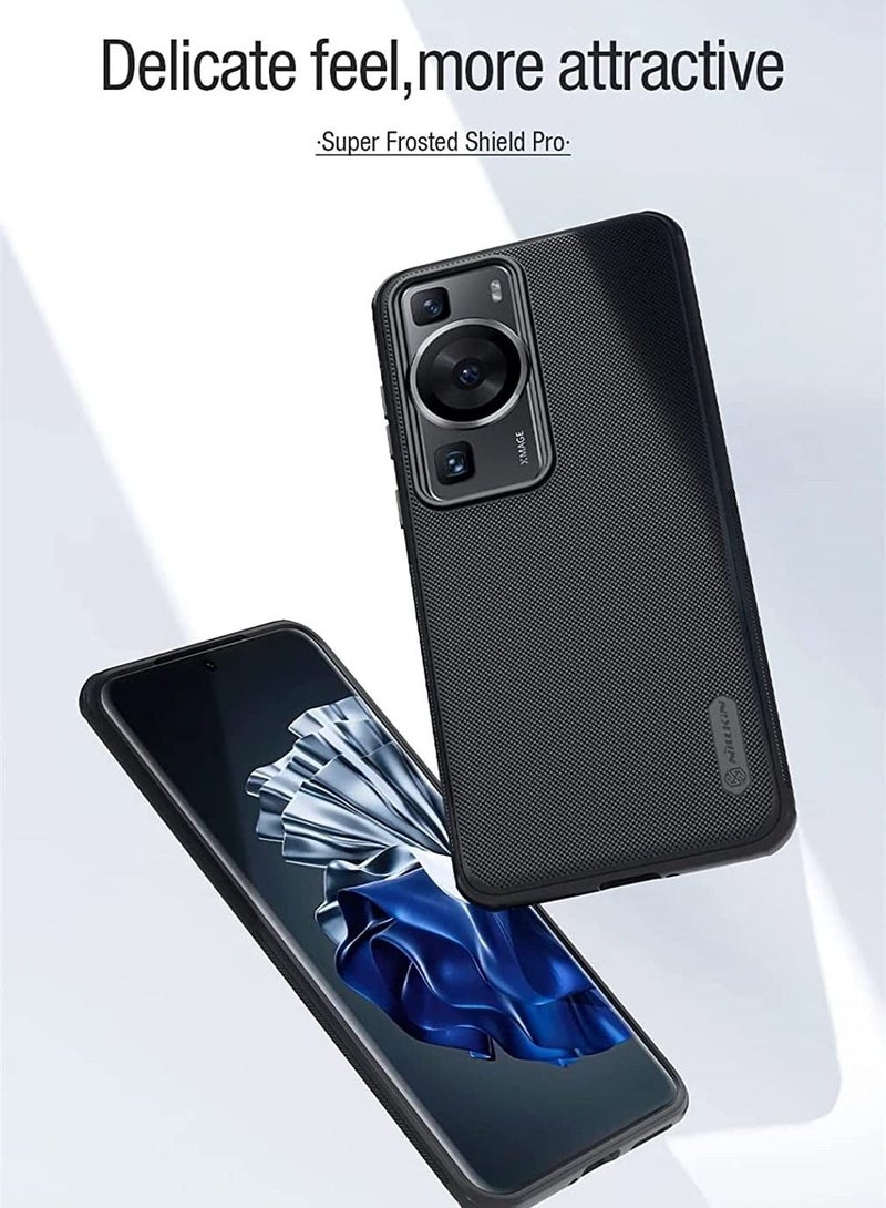 Nillkin Huawei P60,Huawei P60 Pro Case Cover,Super Frosted Shield Pro Matte All-Round Protection Anti-scratch Slim Luxury PC Hard Protection Back Cover for Huawei P60,Huawei P60 Pro Black - Image 2