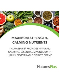 Nature's Plus KalmAssure Magnesium Powder - 1.15 lb, Pack of 2 - Orange Flavor - Supports Nerve and Muscle Relaxation - Non-GMO, Gluten Free, Vegan - 120 Total Servings  - Image 2