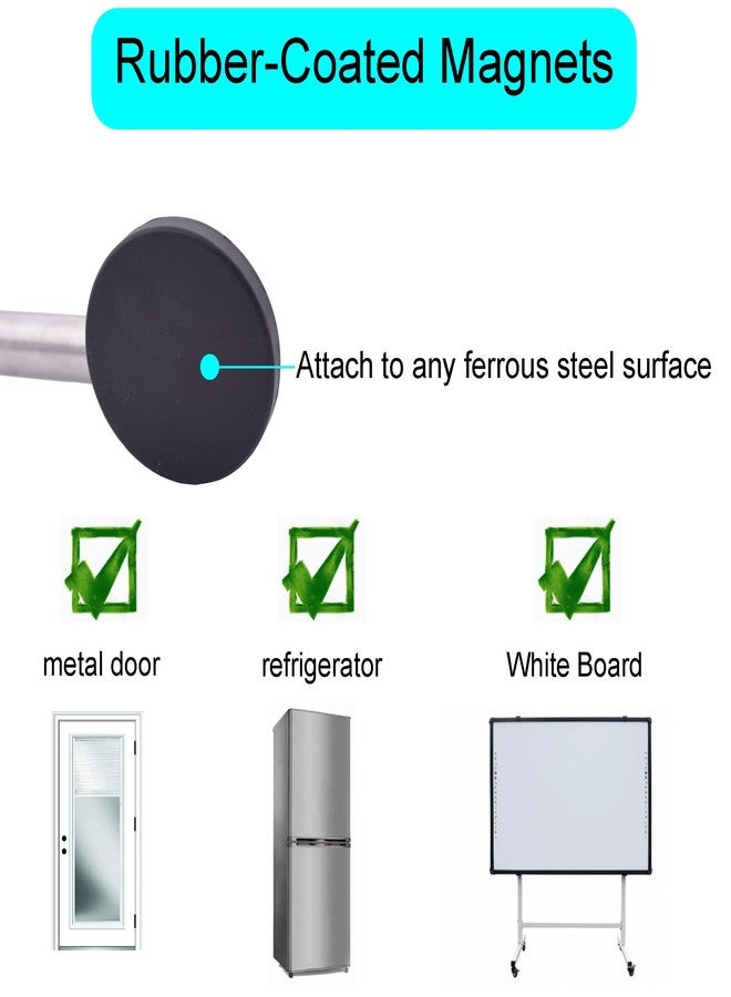YYST 29" Easel Pad Holder, Magnetic Easel Sheet Holder, Flip Chart Paper Holder Ancho Chart Holder W 4 Hooks (Type A -1) - Image 3