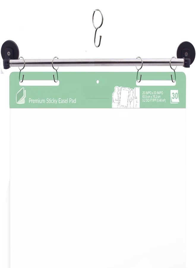 YYST 29" Easel Pad Holder, Magnetic Easel Sheet Holder, Flip Chart Paper Holder Ancho Chart Holder W 4 Hooks (Type A -1) - Image 1
