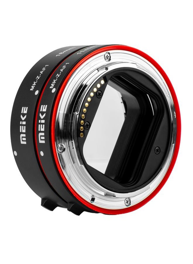 Meike MK-Z-AF1 Metal Auto Focus Macro Extension Tube Adapter Ring (11mm+18mm) Compatible with Nikon Z5 Z6 Z7 Z6II Z7II Z30 Z50 Z fc - Image 3