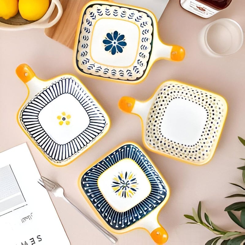 Snack Plate - Creative, High-Grade Dish for Household Use, Suitable for Oven, Perfect for Breakfast, shapes-random Vegetables, or Dinner Presentations (multi color, piece-1) - Image 2