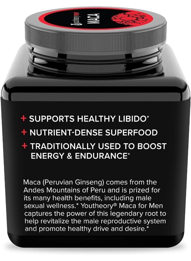 Men Maca Advanced With Peruvian Ginseng, 120 Count (1 Bottle)