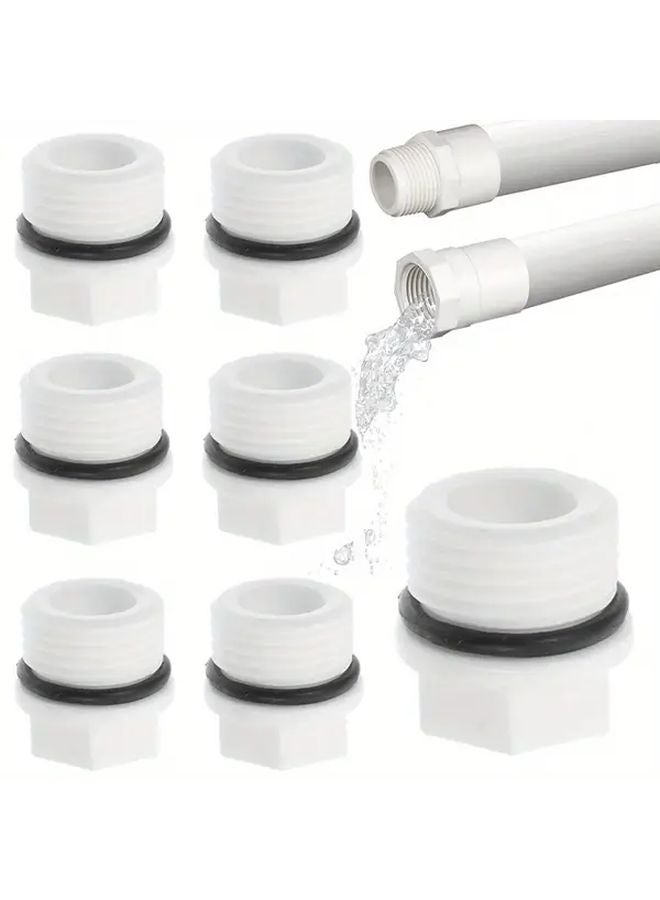 7Pcs PPR Pipe Fittings 1 2 Inch D15 Model With End Caps Ring Washers - Image 2