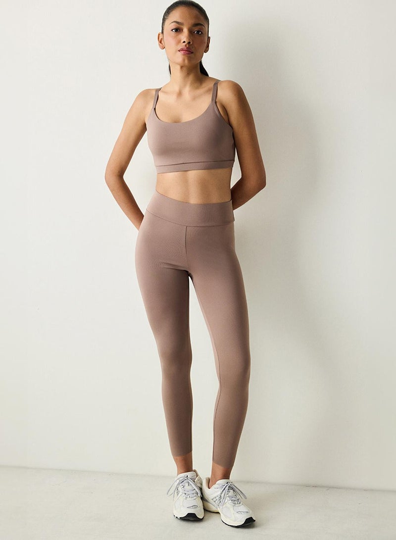 بنتي بنطلون رياضي بخصر عالٍ وطول الكاحل - Image 3