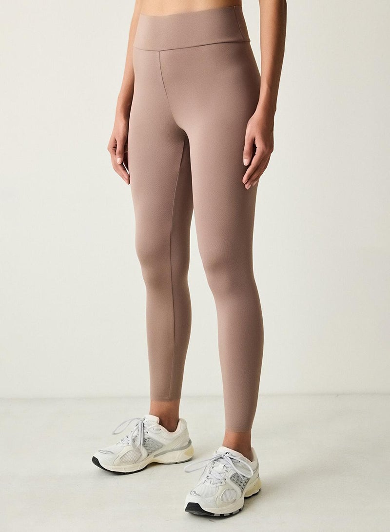 بنتي بنطلون رياضي بخصر عالٍ وطول الكاحل - Image 1