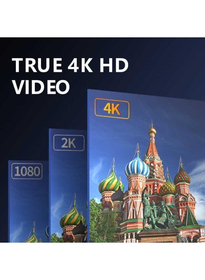 فيج جيج كابل DisplayPort إلى HDMI 2.0 - 4K@60Hz، HDR، HDCP 2.2، FreeSync وG Sync، نحاسي أسود خالٍ من الأكسجين، 1.5 متر - Image 4