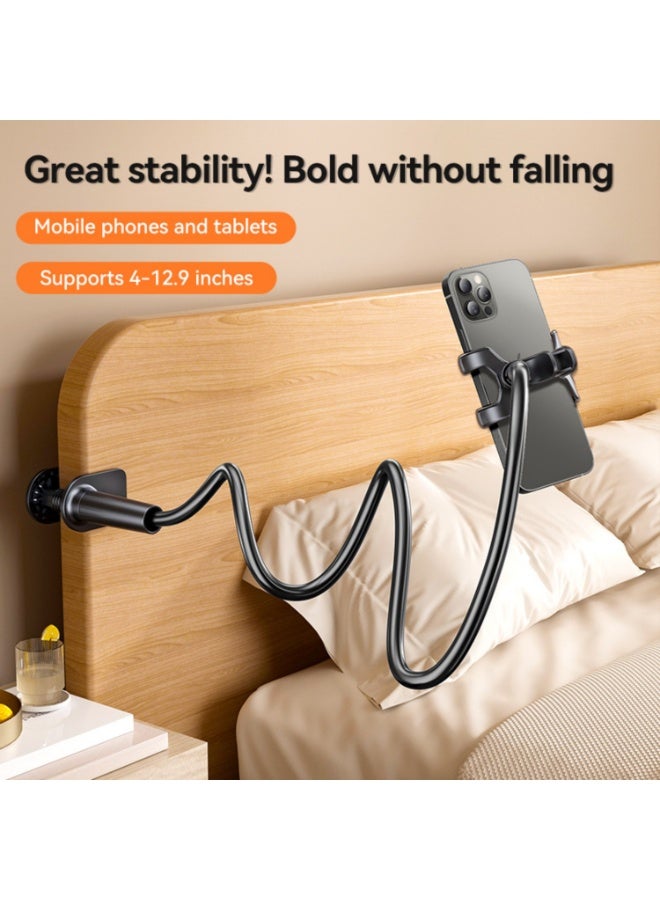 حامل هاتف عالمي للسرير، المكتب، لوح الرأس، الطاولة أو بجانب السرير – حامل مرن بذراع طويلة قابلة للانحناء مع مشبك لتثبيت الهاتف بزاوية 360°، مناسب لجميع الأجهزة من 3.5 إلى 7 بوصة - Image 3