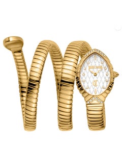 Just Cavalli Specchio Snake Women's Analog Quartz Gold Stainless Steel Watch JC1L323M0025  - Image 1