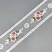 Sourcemall Lace Trim Ribbon Delicate Cotton Embroidery Ribbon for WeddingBridal Decoration DIY Craft Sewing Home Decoration 10 Yards White - Image 2
