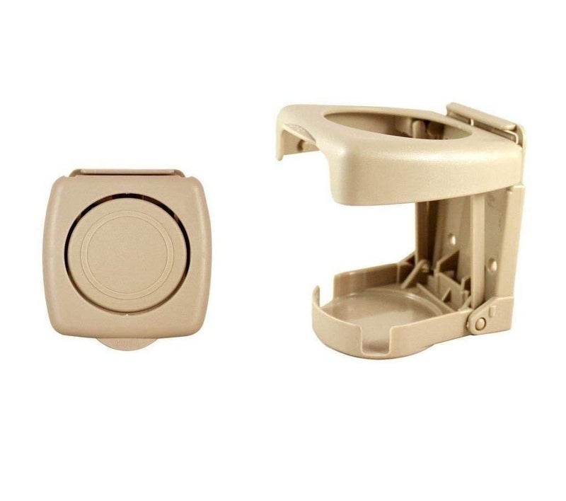Sarte Car Drink Holder Foldable Cup Bottle Holders Glass Cup Can for All Car & Truck (Beige) - Image 4