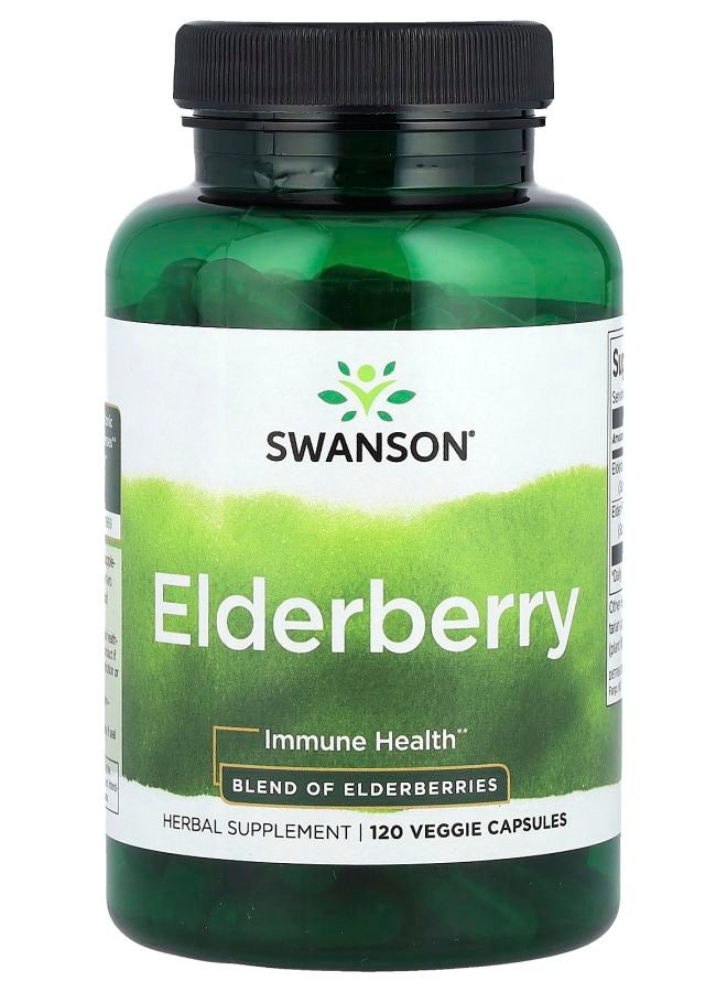 SWANSON Elderberry 120 Veggies Capsules