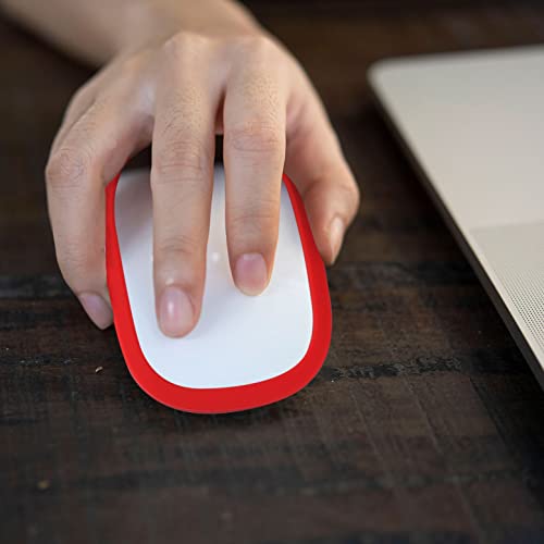 AKSHFETH Silicone Cover for Apple Magic Mouse 2 Silicone Case Sleeve Compatible with Apple Mouse 2 Skin Anti-Drop Grip(Grey) - Image 4