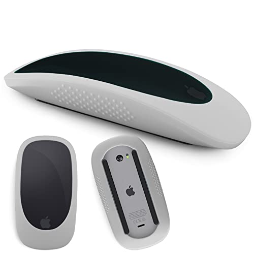 AKSHFETH Silicone Cover for Apple Magic Mouse 2 Silicone Case Sleeve Compatible with Apple Mouse 2 Skin Anti-Drop Grip(Grey) - Image 1
