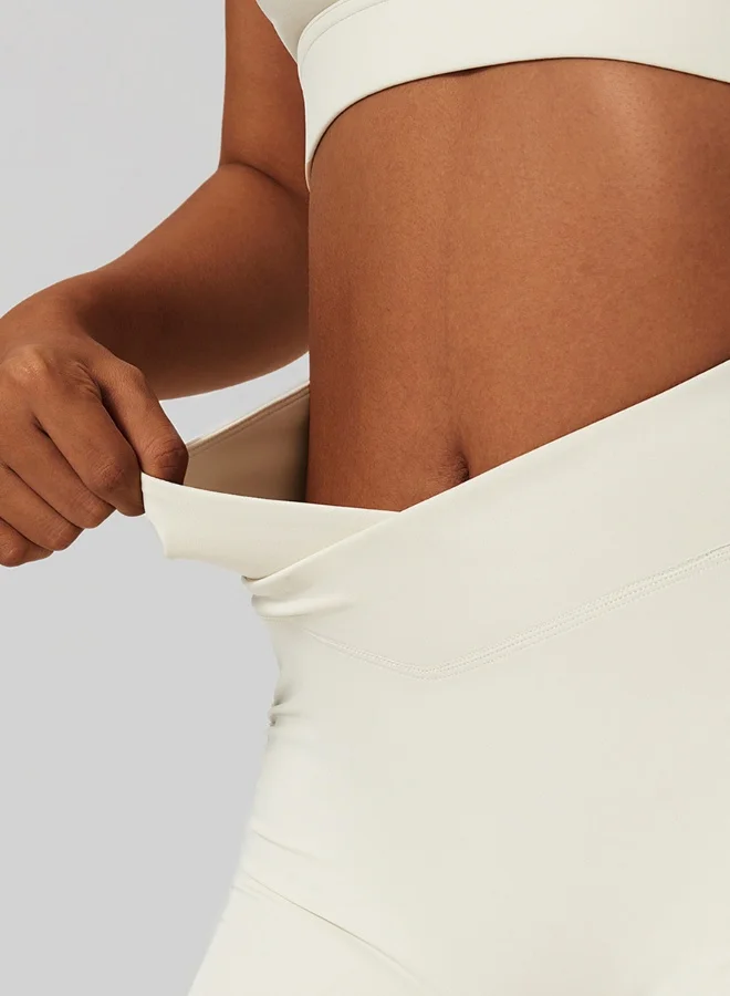 KAWN.YOGA Womens High Waist Contour Workout Sport Yoga Shorts Tummy Control.