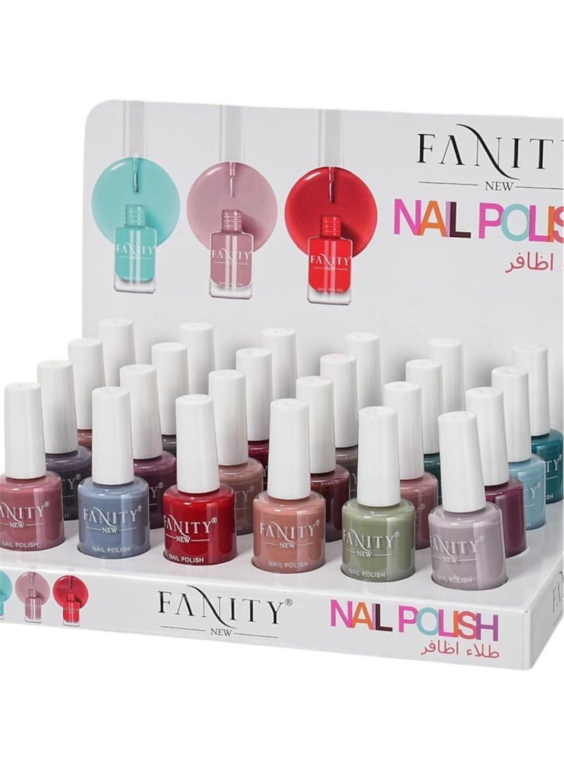 FANITY 24-Piece Nail polish Multicolour - Image 1