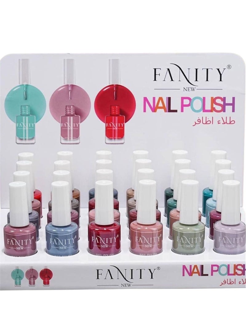 FANITY 24-Piece Nail polish Multicolour - Image 2