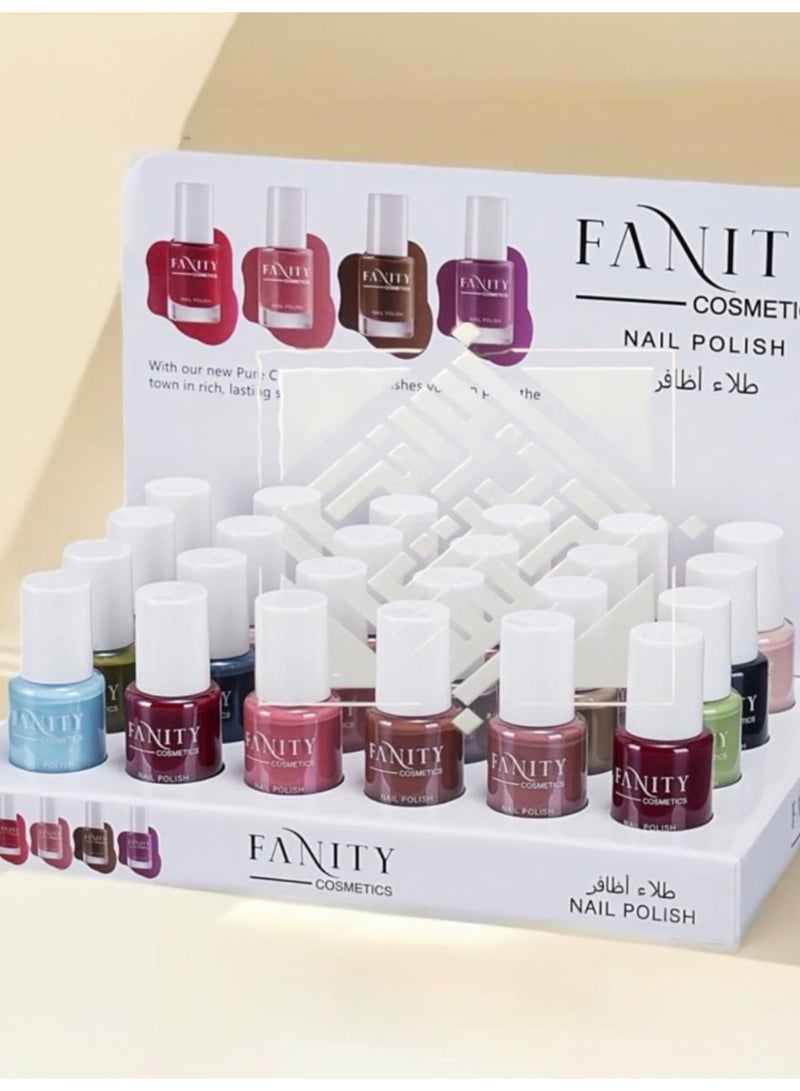 FANITY 24-Piece Nail polish Multicolour - Image 1
