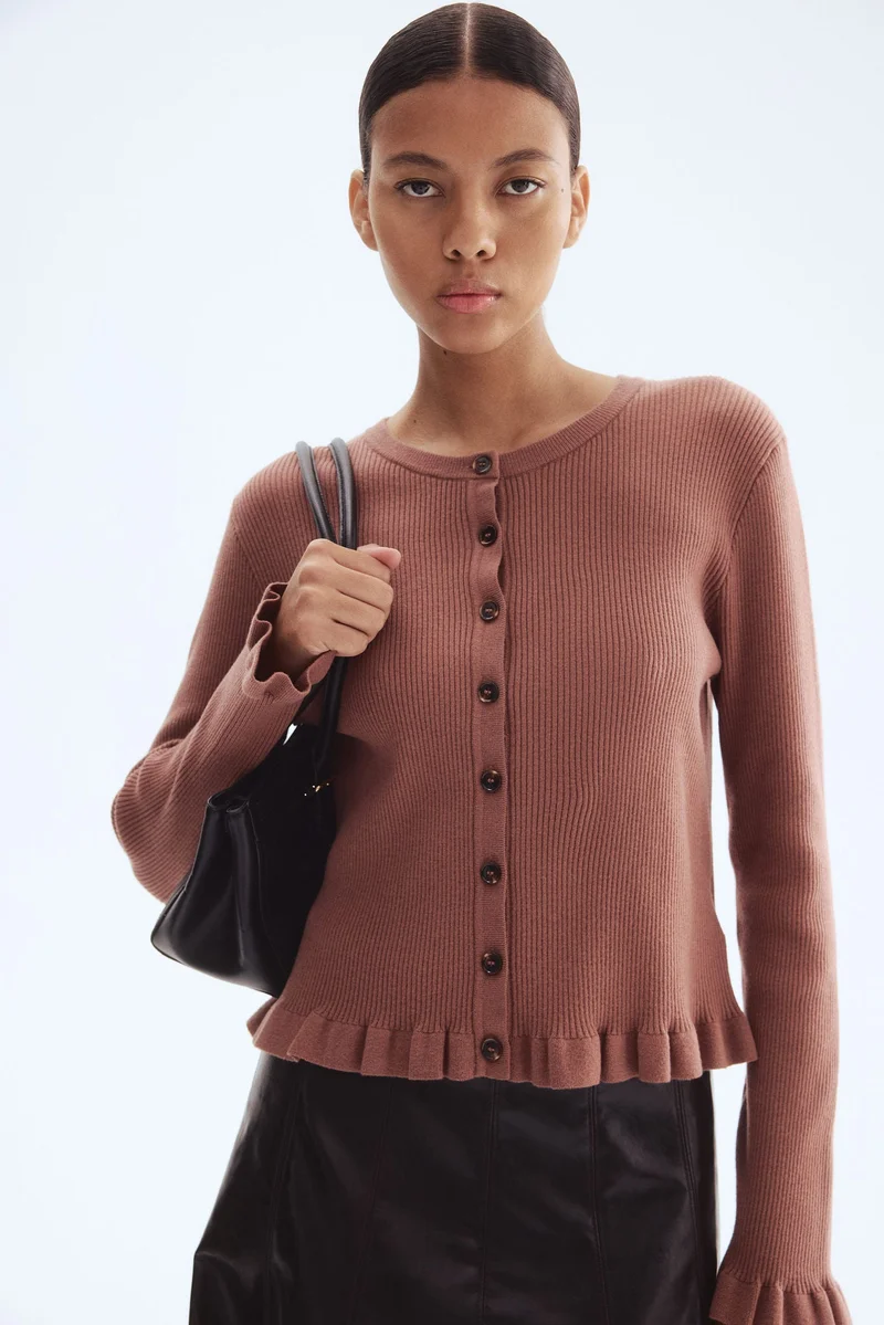 H&M Rib-knit cardigan