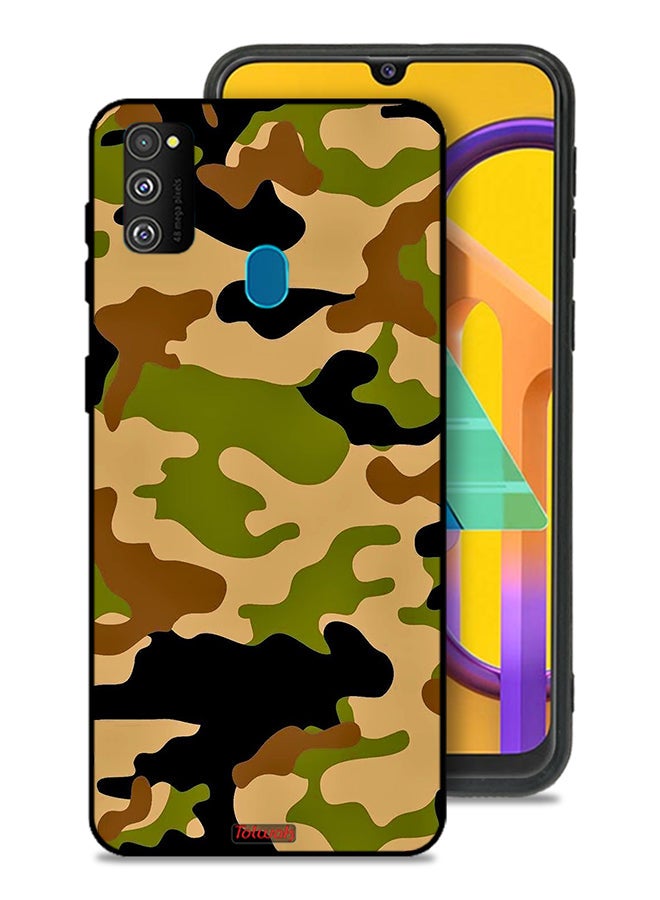 Tolwak Samsung Galaxy M30s Protective Case Cover Camouflage Abstract Digital Pattern - Image 1
