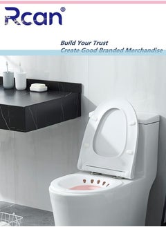 Rcan Sitz Bath for Toilet Seat Hemorrhoids Foldable Postpartum Care Basin Sits Bath Kit Great for Maternity Postpartum Care Designed for Perineum Soaking Fits Universal Toilet  - Image 2