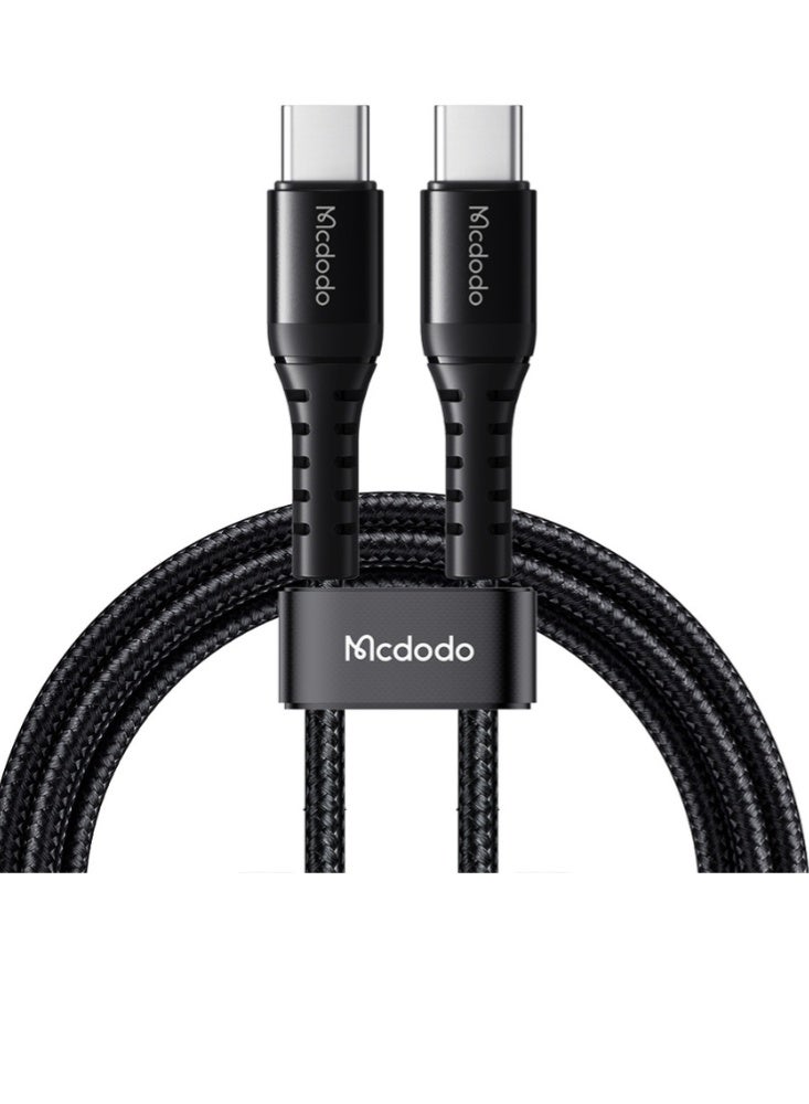 Mcdodo CP-3270 Universal Travel Adapter 45W USB-C PD 3C+1A with UK US EU Plug + 60W USB-C to USB-C Cable 1m Black - Image 2