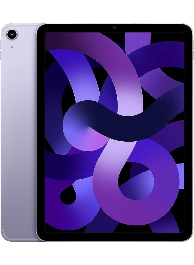 ابل  iPad Air 2022 (الجيل الخامس) مقاس 10.9 بوصات وسعة 64 جيجابايت ويدعم تقنية 5G باللون الأرجواني - إصدار الشرق الأوسط - Image 3