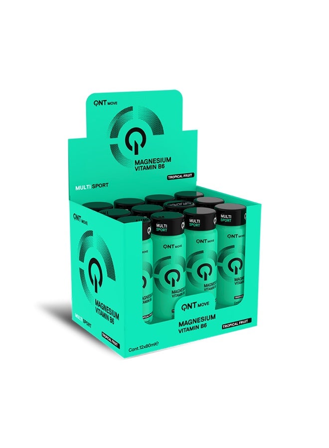QNT MAGNESIUM SPORT | 12 x 80ml Shots | Muscle, Energy & Fatigue Reduction - Image 5