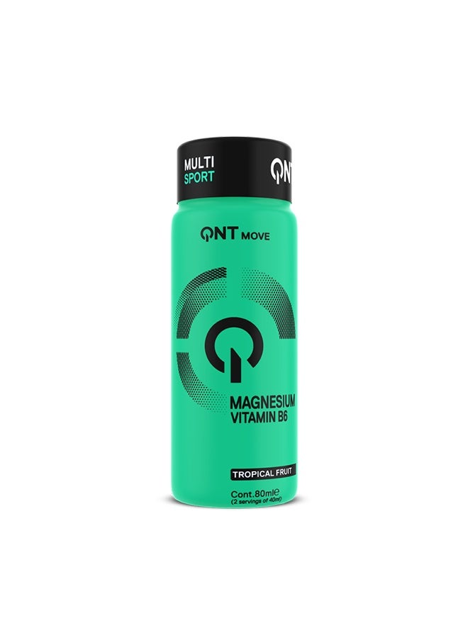 QNT MAGNESIUM SPORT | 12 x 80ml Shots | Muscle, Energy & Fatigue Reduction - Image 1