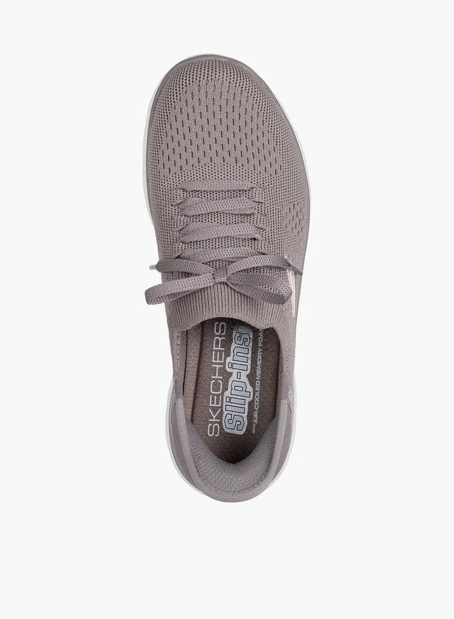 Skechers BEIGE Women Summits Slip-On Sports Shoes for Women | Best Price UAE