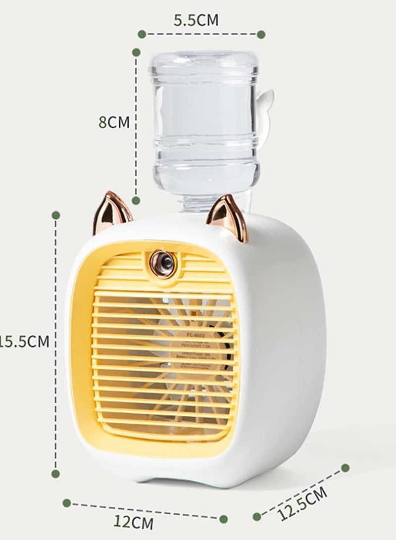 MAOMAO Portable Mini Air Conditioner Fan USB Air Cooler Fan - Image 2