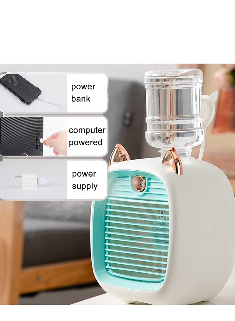 MAOMAO Portable Mini Air Conditioner Fan USB Air Cooler Fan - Image 3