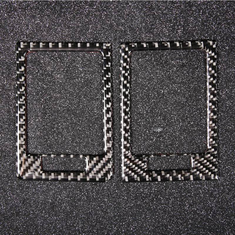Control Panel Vent Trim: Soft Carbon Fiber Material - Durable Wear-resistant Air Outlet Cover for Mercedes W204 05-12 Car Decoration - Image 2