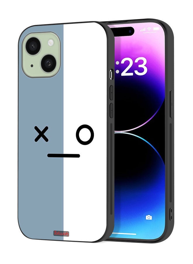 Tolwak Apple iPhone 15 Plus Protective Case Cover Face Icons - Image 1