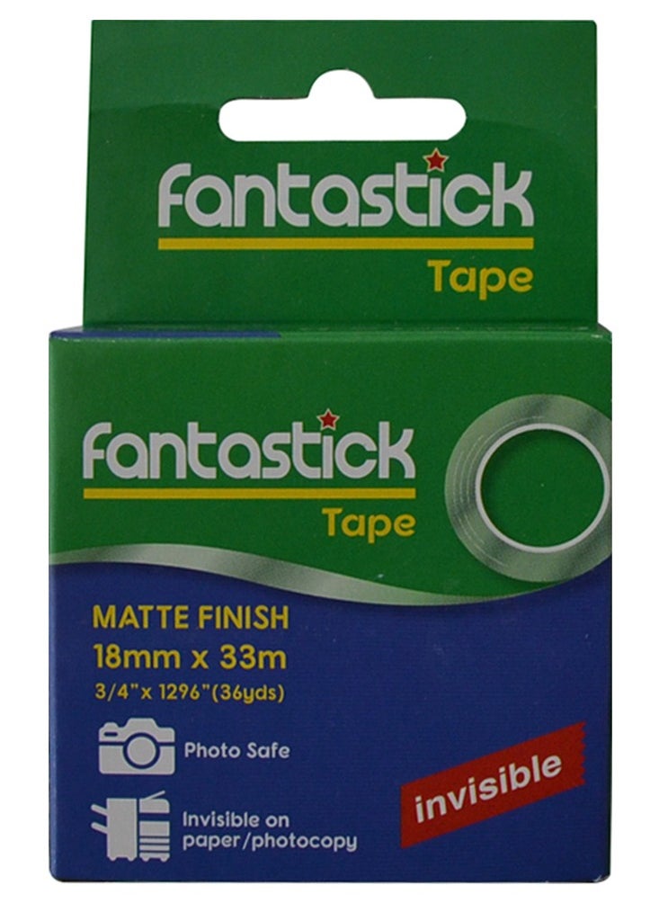 Fantastick Matt Finish Invisible Tape 18mm Width 