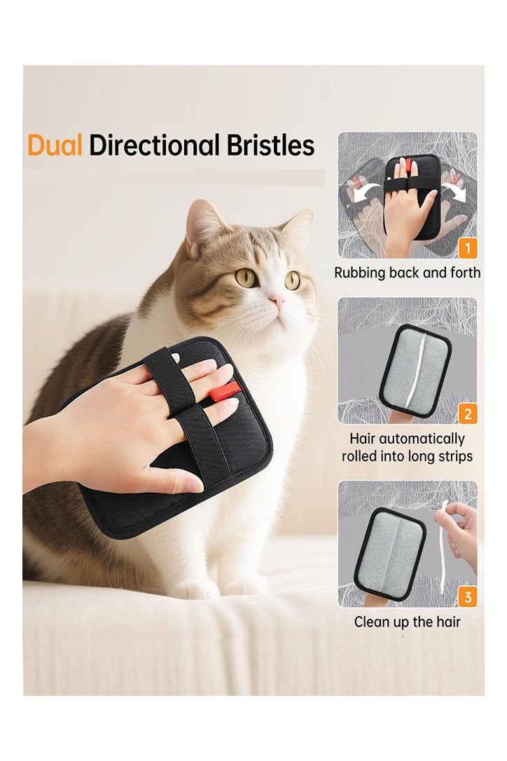 Pet Hair Remover, Electrostatic Pet Hair Removal Gloves, Reusable Cat & Dog Hair Remover for Couch, Furniture, Carpet, Curtain - Image 3
